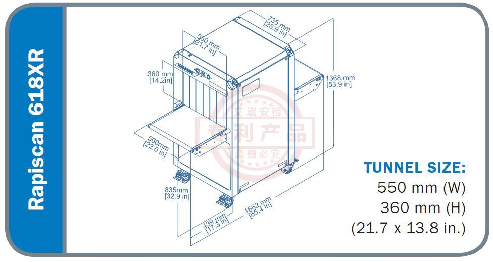  Rapiscan RAP618美國進口X光機，進口行李安檢機