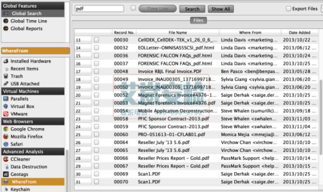 Recon for Mac麥客蘋果計算機取證分析平台