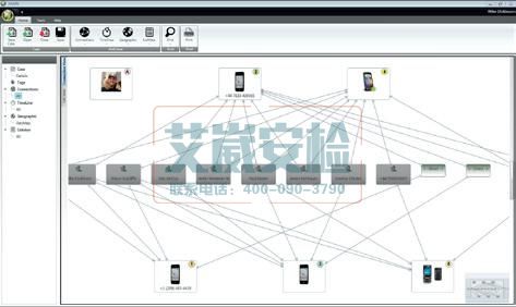 XAMN智能分析電話工具 手機取證調查分析係統